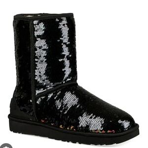 Ugg short cosmo sequin boot